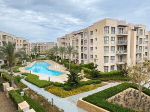 Prime location chalet 2BR with amazing pool View – Marina 2  – Marassi – North Coast