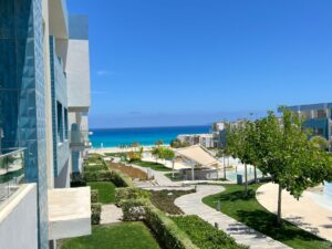 Serviced apartment – first row with amazing Sea & pool view – Fouka Bay – North Coast