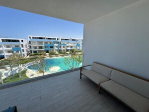 Serviced apartment 2 bedrooms master with Sea & Pool View – Fouka Bay